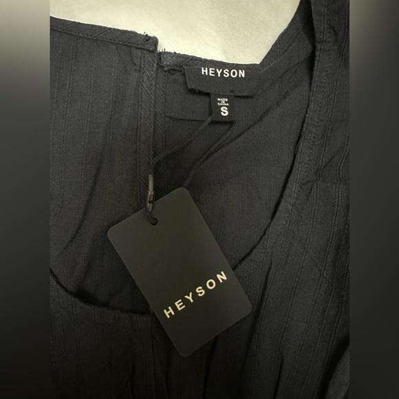 NWT; HEYSON BLACK ROMPER 🌻 - Picture 7 of 8